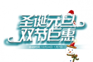 圣诞元旦双节巨惠