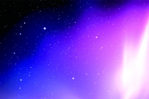 蓝色天空紫色星星