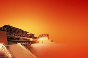 红色背景