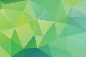 青绿色三角形渐变海报