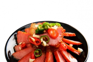 美味腊肉腌腊后腿咸肉