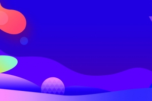 双十一渐变几何banner