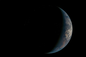 3840x2160 行星 阴影 空间 深色壁纸 背景