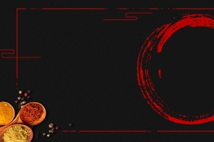 复古中国风美食促销海报banner