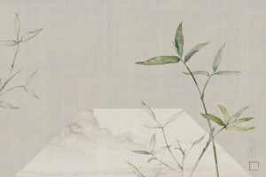 简单竹子工笔画