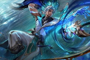 LOL手游 英雄联盟 臻藏 御风墨影 亚索 原画 4K游戏壁纸