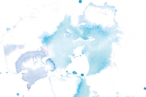 淡蓝色泼墨水彩油漆