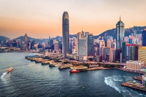 摩天大楼 港口 船舶 海洋 香港 城市 4k壁纸 3840x2160