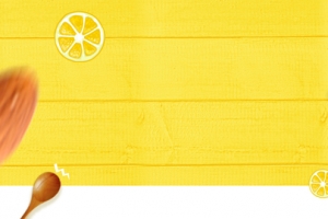 黄色时尚坚果零食干果美食电商banner