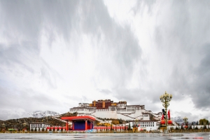 西藏 建筑 布达拉宫 旅游