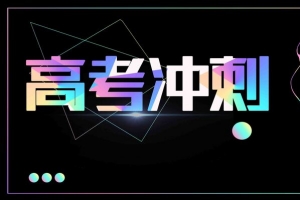 创意简约备战高考冲刺招生海报