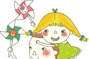风车六一节日元素