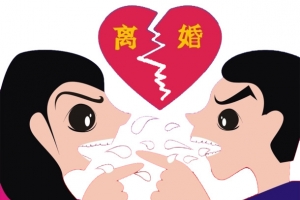 吵架离婚的男女