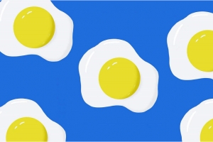 插画蛋黄壁纸