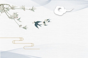 简约春天清明节banner海报