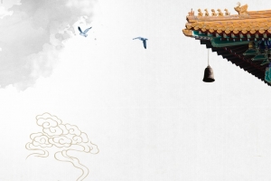 中国风古典建筑魅力中国城背景