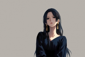 海贼王女帝 简约 4K电脑壁纸3840x2160