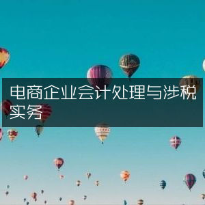 电商企业财税处理与实务指南