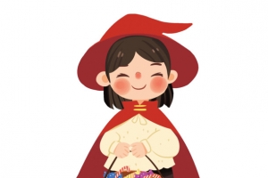 万圣节开心小魔女