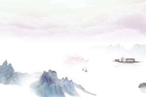 中国风养生海报背景