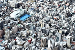 城市 建筑物 鸟瞰图 屋顶 4k壁纸 3840x2160