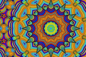 分形 图案 圆形 几何 艺术 抽象 4k壁纸 3840x2160