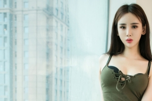 长发美女模特于思琪3440x1440壁纸