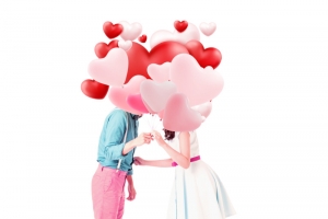 情人节情侣气球