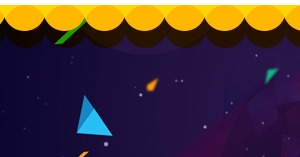 免费下载高清透明漂浮几何元素Banner背景装饰PNG图片素材