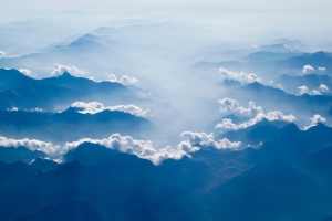 山 日出 美丽 天空 云 自然 6K风景图片