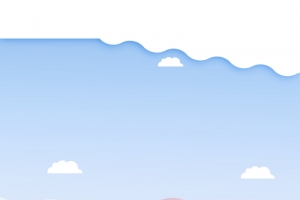 卡通冬天湖边背景图
