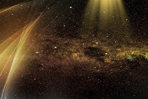 商务科技繁星海报背景