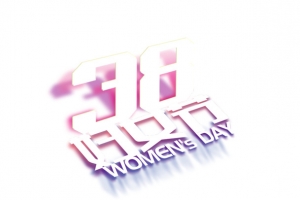 38女神节日元素电商图