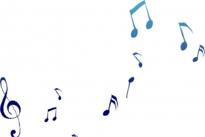 创意高清合成扁平风格音符