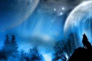 唯美星空背景