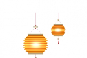 中国风纸灯笼素材