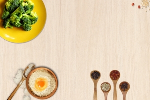面食文艺小清新木纹banner