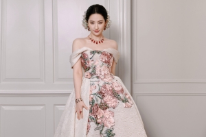 鲜花礼服 刘亦菲4K壁纸3840x2560