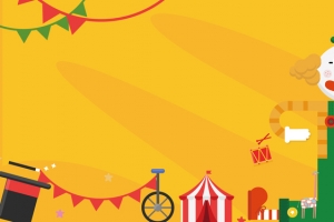 愚人节卡通童趣黄色banner