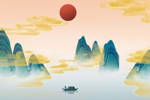国潮背景元素