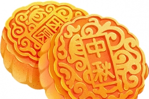 卡通手绘中秋节月饼