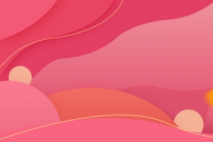 洗衣机促销季卡通几何粉色banner