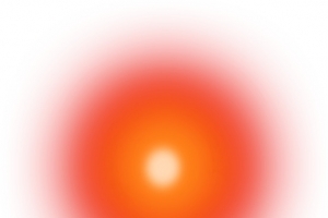 太阳圆形光晕发光高光炫光红色
