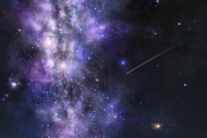 绝美星空摄影H5背景