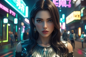 街景少女皮蛋瘦肉邹2880x1800高清壁纸 免费下载