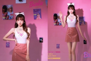 鹿醒 复古美式芭比系列 美女拼图3440x1440带鱼屏壁纸