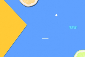 淘宝清新几何秋季新品促销banner