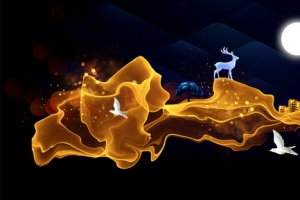 黑金圣诞节banner