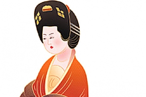 国潮敦煌文化手绘元素