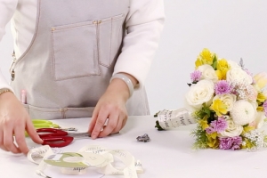 花艺设计手捧花DIY手工
